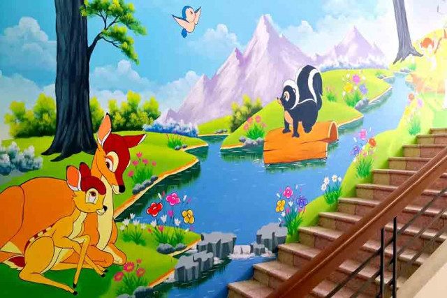 Đơn Vị Thi Công Vẽ Tranh Tường Trường Mầm Non Đẹp Giá Rẻ