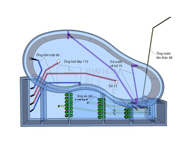 bản vẽ xây dựng hồ cá koi