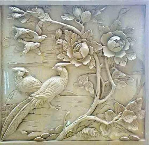 Đắp phù điêu phong cảnh