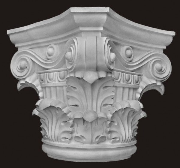 đắp phù điêu hoa văn đầu cột