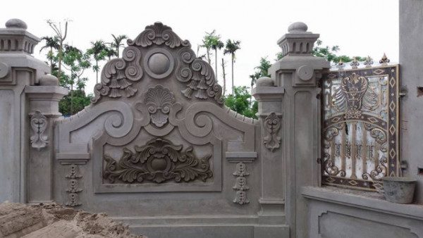 đắp phù điêu xi măng