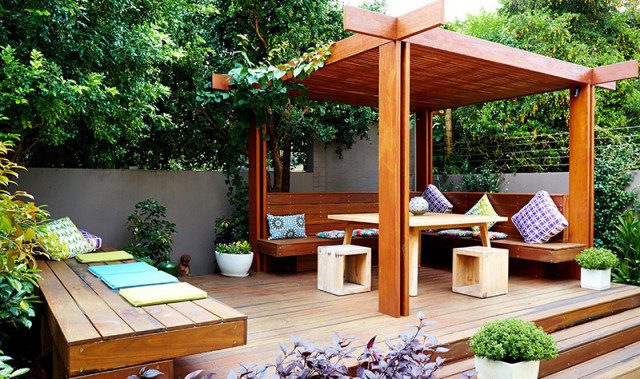 Thiết kế thi công chòi nghỉ sân vườn tại Nghệ An Hà Tĩnh