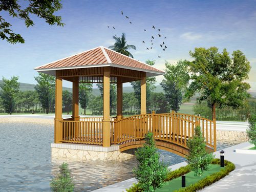 Thiết kế thi công chòi nghỉ sân vườn tại Nghệ An Hà Tĩnh