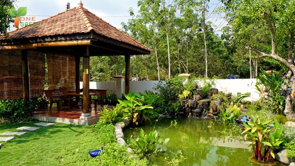 Thiết kế thi công chòi nghỉ sân vườn tại Nghệ An Hà Tĩnh