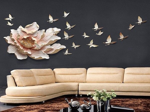 Vẽ tranh tường phòng khách tại Đà Nẵng