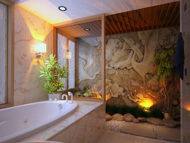 Phù điêu hoa sen | Tranh phù điêu hoa sen đắp nổi đẹp