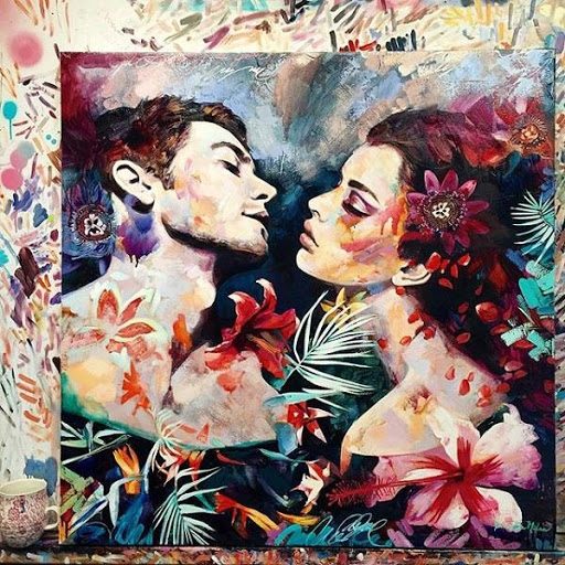 vẽ tranh sơn dầu