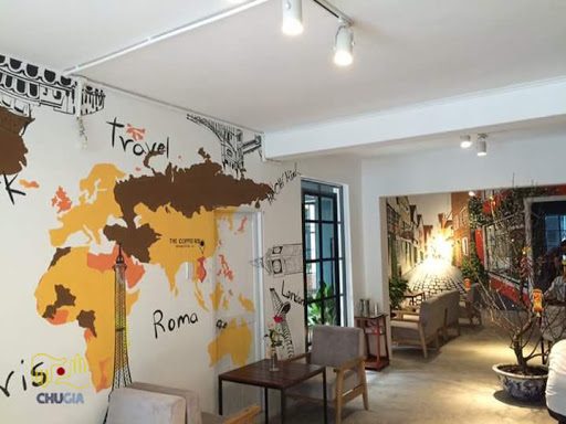 vẽ tranh tường nhà hàng