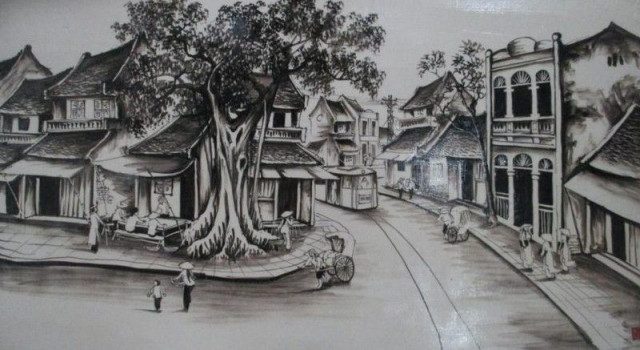 vẽ tranh tường phong cách cổ điển