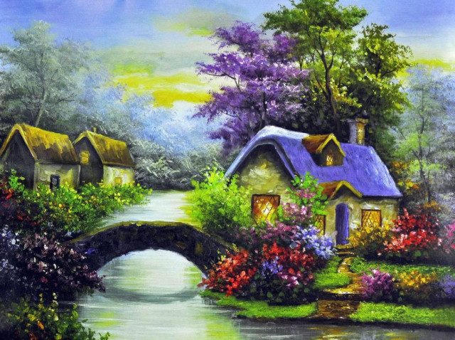 vẽ tranh tường phong cách cổ điển