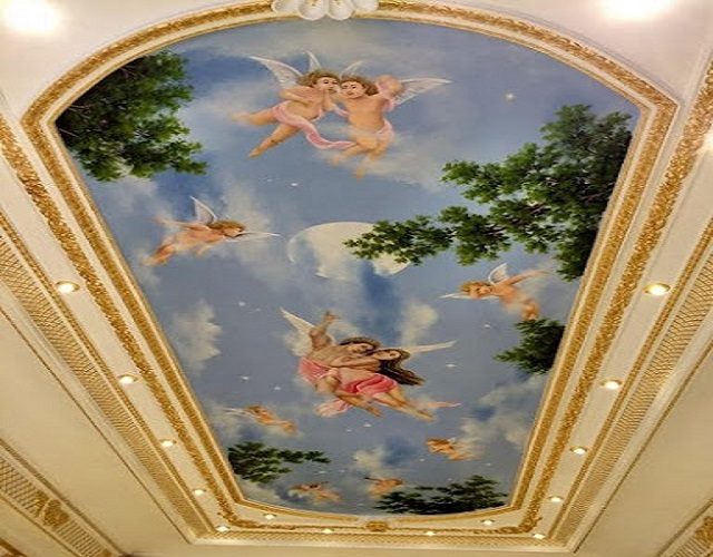 vẽ tranh tường phong cách cổ điển