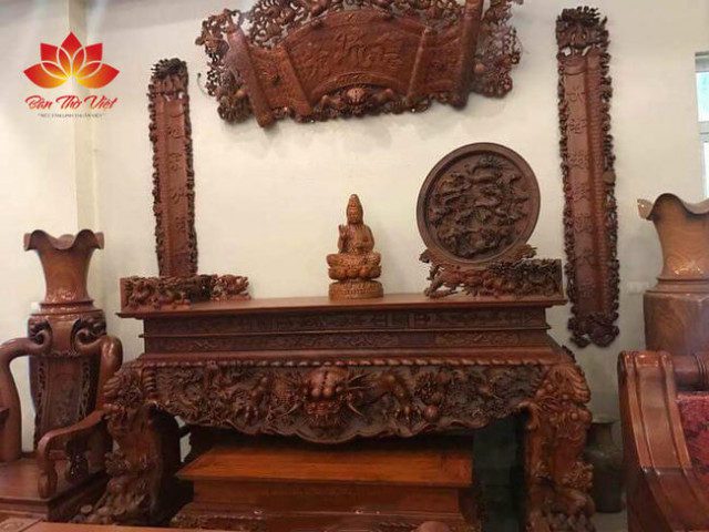 Các mẫu sập thờ đẹp bằng gỗ giá rẻ nhất 2020