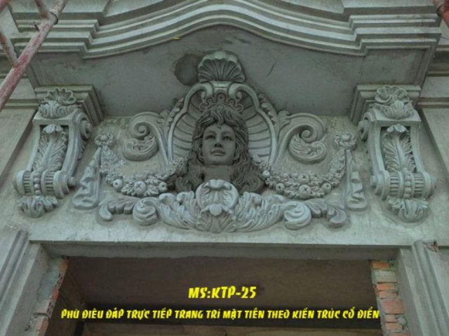 Các mẫu phù điêu trang trí mặt tiền nhà đẹp