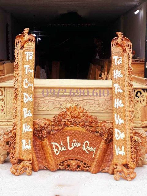 các mẫu cuốn thư câu đối, hoành phi câu đối