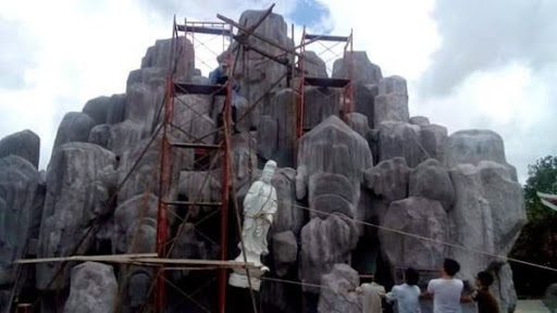 Đội thi công đắp giả đá, núi giả đá đẹp tại Nghệ An Hà Tĩnh