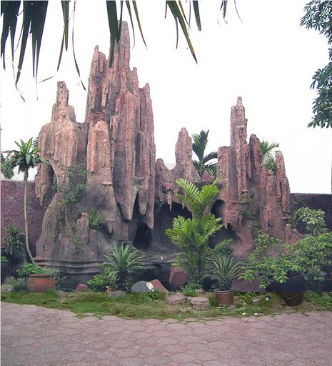 Đội thi công đắp giả đá, núi giả đá đẹp tại Nghệ An Hà Tĩnh