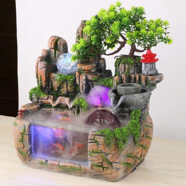 Hòn non bộ mini nuôi cá