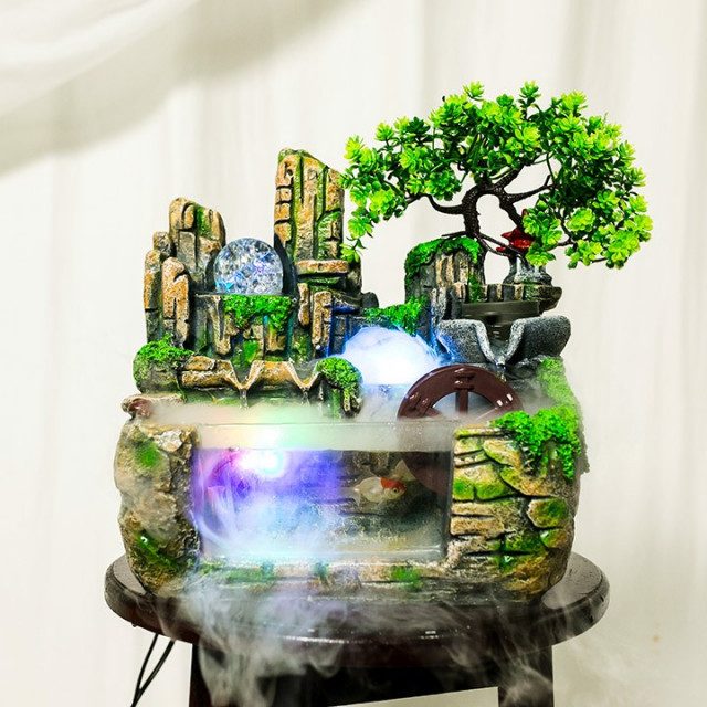 Hòn non bộ mini nuôi cá