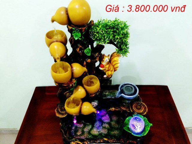 Hòn non bộ mini nuôi cá để bàn