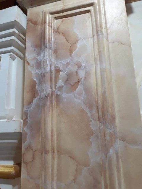 Cột giả đá | Thi công sơn giả đá cẩm thạch đẹp giá rẻ