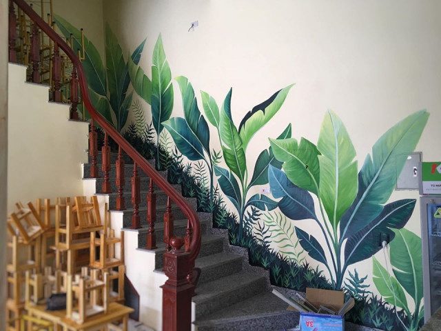 dịch vụ vẽ tranh tường hà nội đẹp giá rẻ