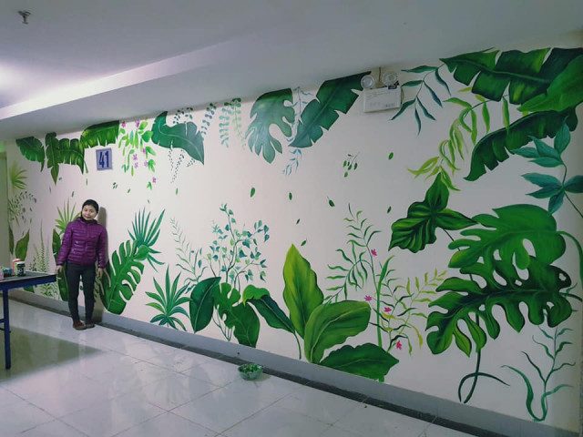 dịch vụ vẽ tranh tường hà nội đẹp giá rẻ