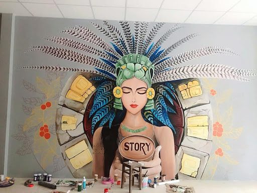 Thợ vẽ tranh tường spa, nail, thẩm mỹ viện giá 200k/m2