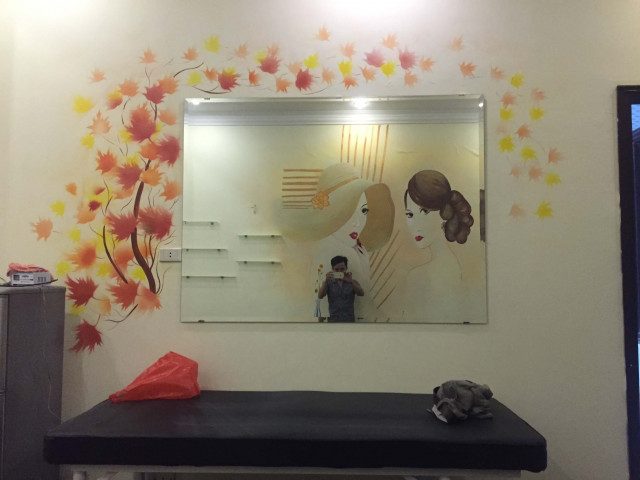Thợ vẽ tranh tường spa, nail, thẩm mỹ viện giá 200k/m2