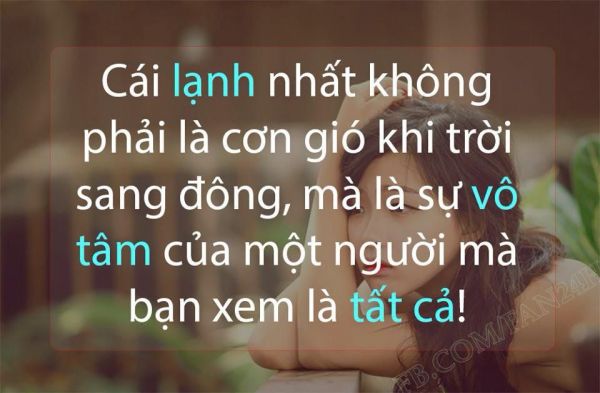 Những Stt cô đơn, buồn bã rụng rời đến rơi nước mắt 