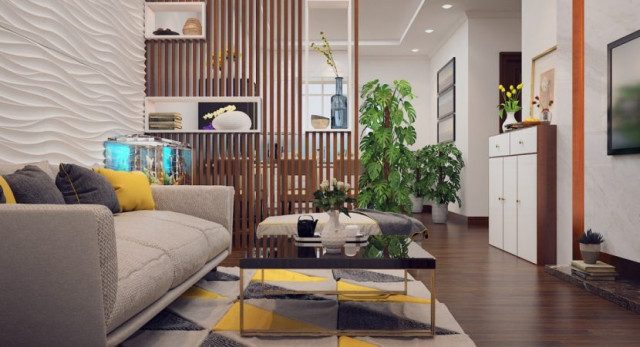 Mẫu thiết kế nội thất phòng khách tại Nghệ An