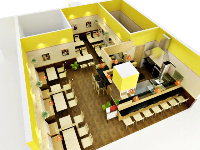 thiết kế và thi công nội thất nhà hàng quán ăn tại Nghệ An Hà Tĩnh