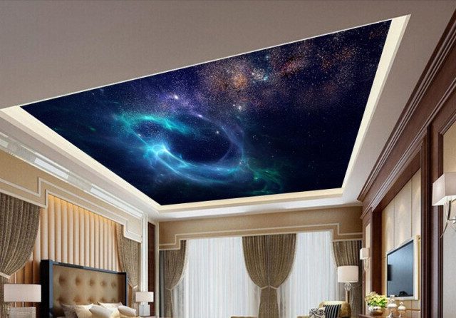 53+ Mẫu vẽ trần mây | Báo giá vẽ tranh tường trần mây 3D