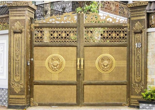 Bảng giá cửa cổng nhôm đúc tại Nghệ An, Hà Tĩnh