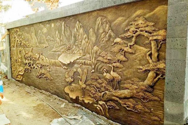 Địa chỉ đắp phù điêu xi măng tại Đà Lạt đẹp