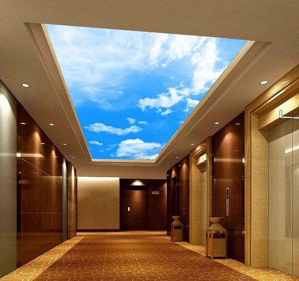 vẽ tranh trần mây tại điện biên