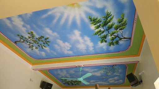 Dịch vụ vẽ trần mây tại Hà Giang chuyên nghiệp, nhanh chóng