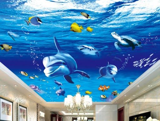 Vẽ trần mây tại Nam Định tỉ mỉ, chất lượng, giá thành hợp lý