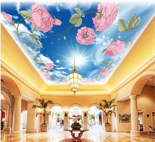 Vẽ trần mây tại Nam Định tỉ mỉ, chất lượng, giá thành hợp lý