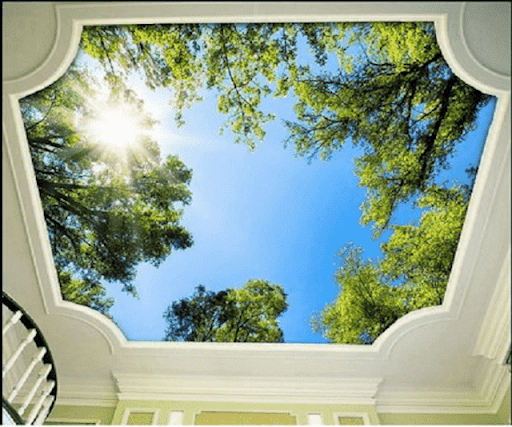 Dịch vụ vẽ trần mây tại Phú Thọ sống động, giá rẻ