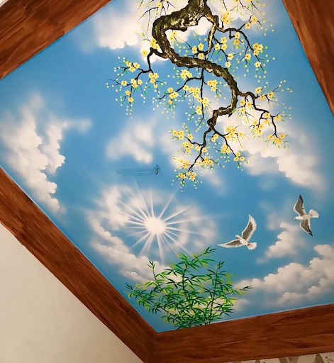 Đơn vị cung cấp dịch vụ vẽ trần mây tại Quảng Ninh tốt nhất 2021