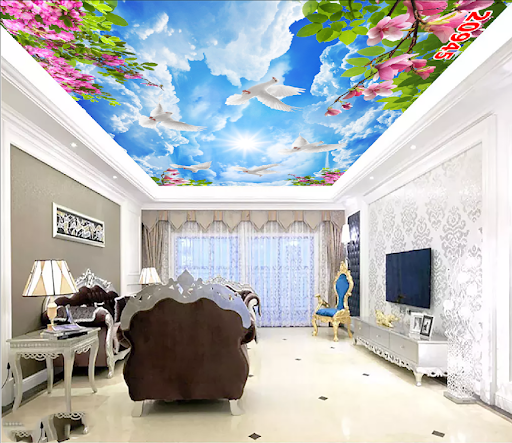 Dịch vụ vẽ trần mây tại Tuyên Quang giá rẻ, uy tín và chất lượng