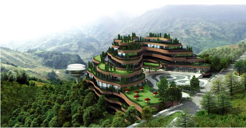 Thiết kế thi công cảnh quan khu du lịch tại Lào Cai ấn tượng, chuyên nghiệp