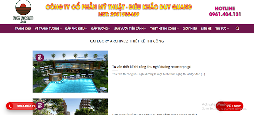 Thiết kế thi công cảnh quan khu du lịch tại Ninh Bình