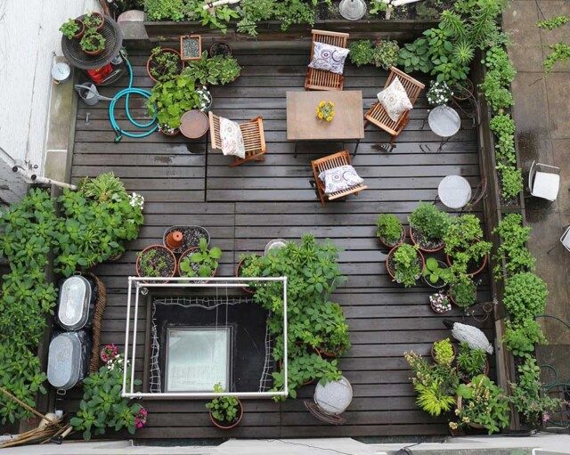 Thiết Kế Sân Vườn Trên Sân Thượng