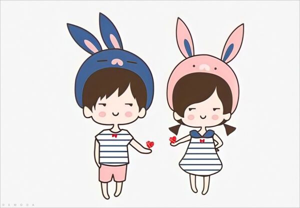 Ảnh avatar đôi bff cute