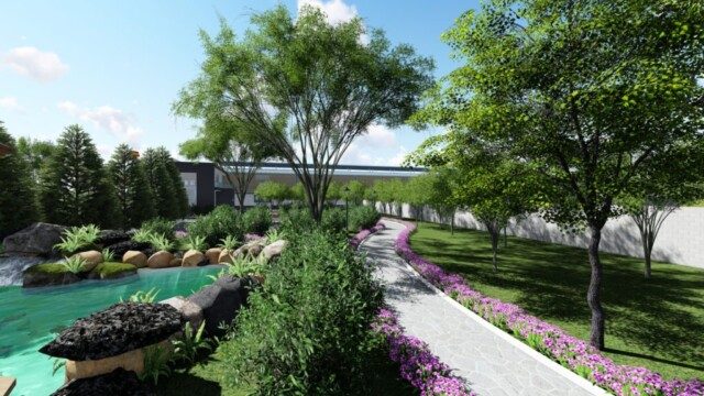 Nguyên tắc khi thiết kế thi công sân vườn tại Bắc Giang