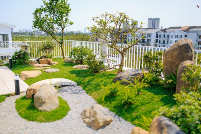 Nguyên tắc khi thiết kế thi công sân vườn tại Bắc Giang