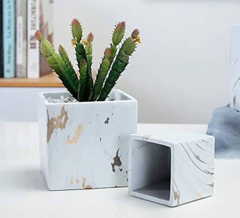 Mẫu chậu Terrazzo hình vuông